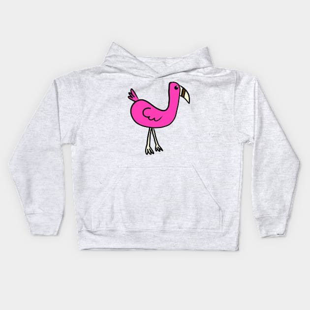 Flamingo Kids Hoodie by Monster To Me